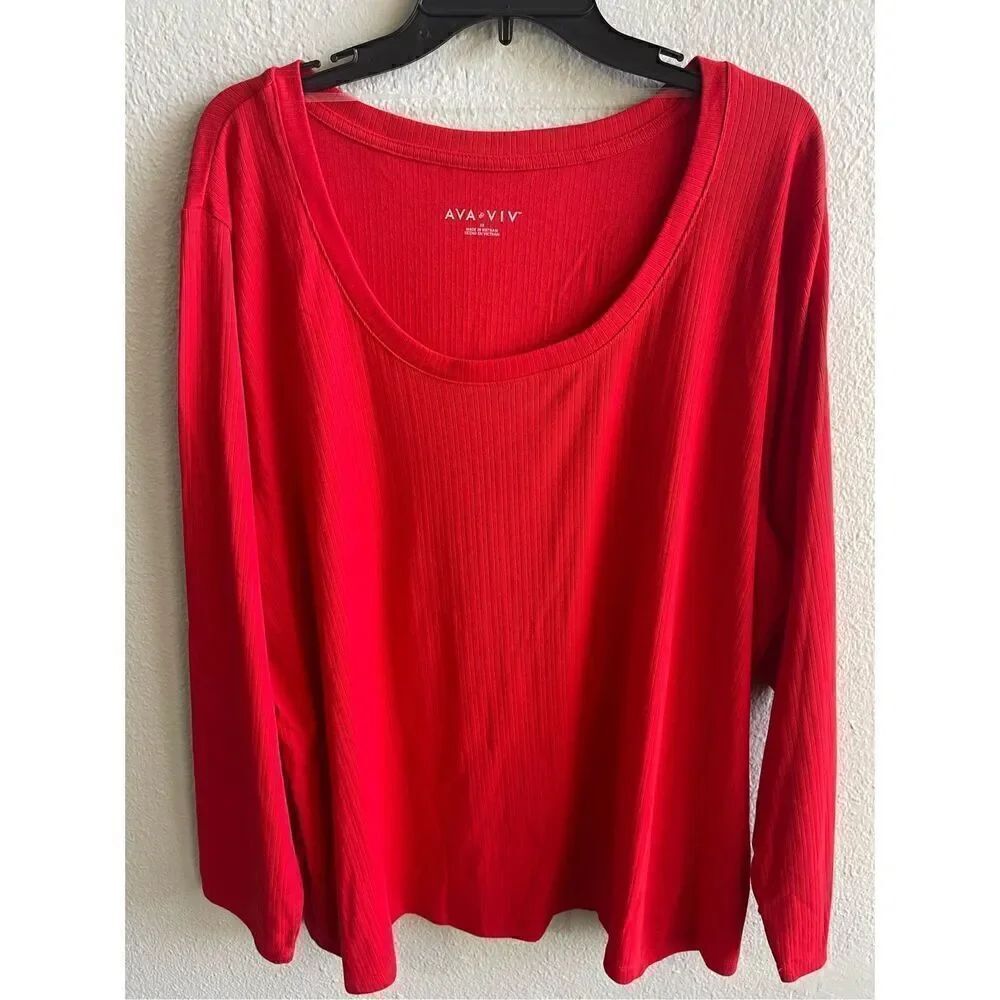 ❤️Ava & Viv Long Sleeve Top 3X
